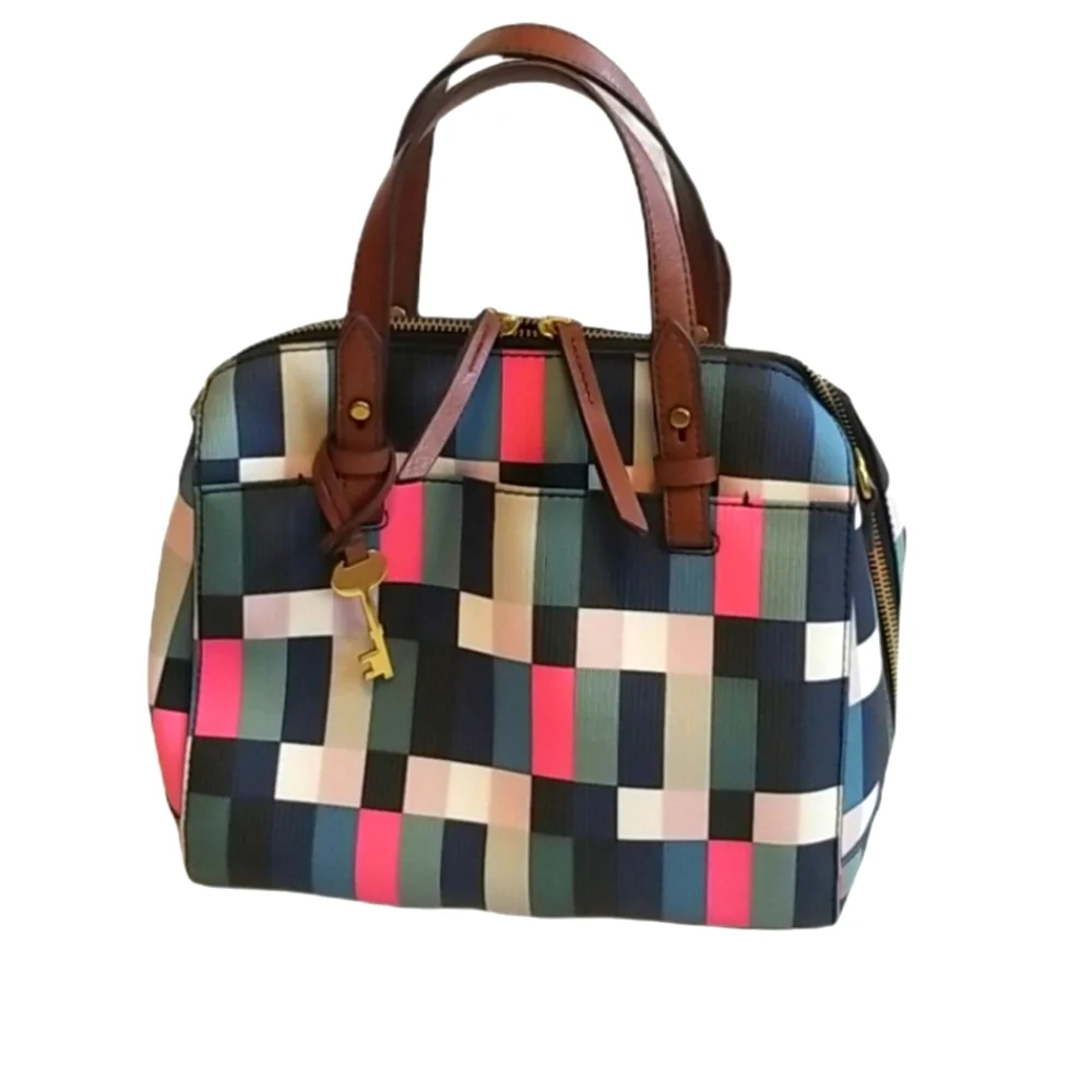 FOSSIL Rachel Satchel Bag with Key Fob